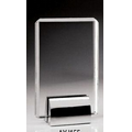 Small Crystal Plaque Award w/ Metal Base